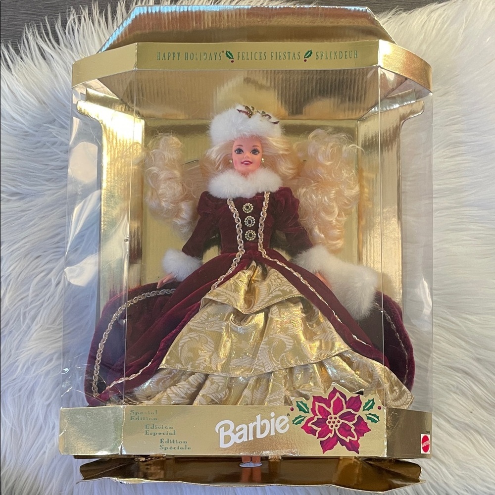1996 Holiday Barbie Special Edition Happy Holidays doll